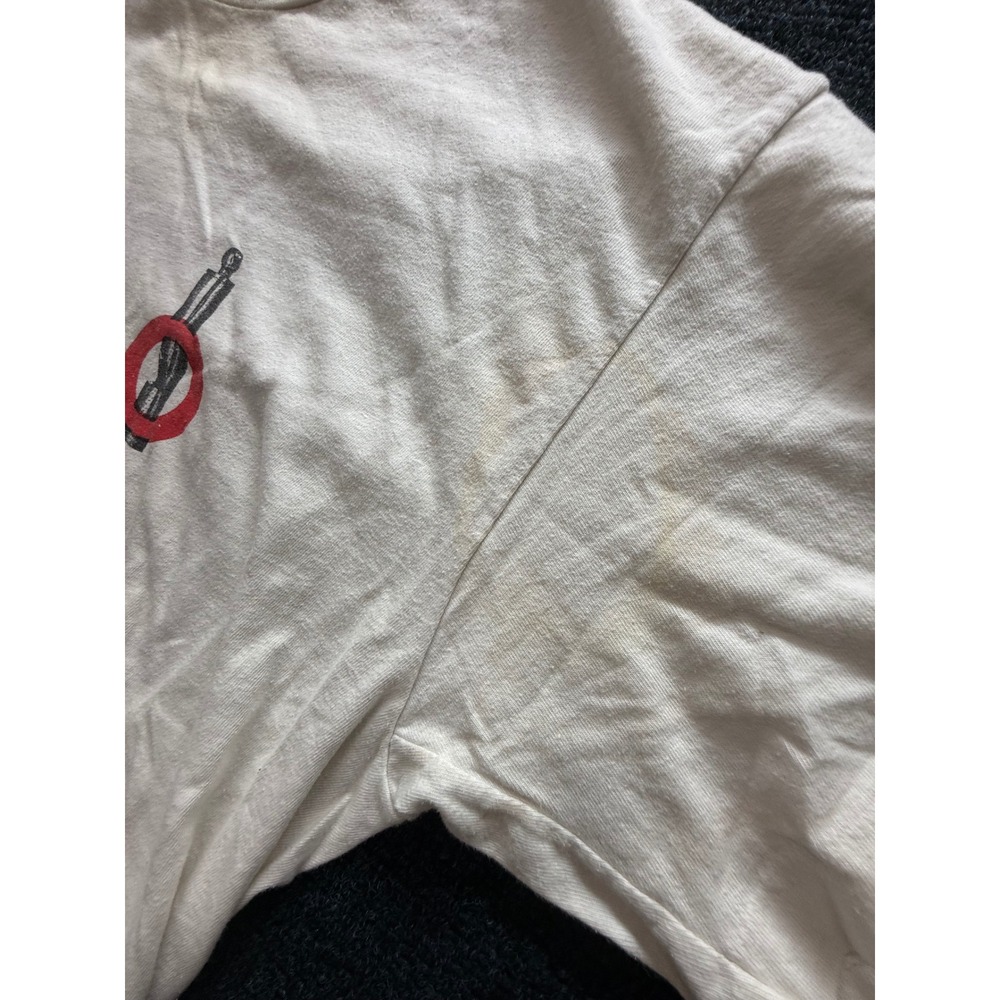 Vintage Feminist Activist Blow The Whistle Mens XL 90s T-Shirt Single Stitch - Picture 7 of 9